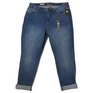 NWT Kut from the Kloth Catherine Boyfriend Jeans Stretch Field Rush Denim - 14W